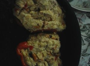 Una foto de Cus-cus con verduras varias