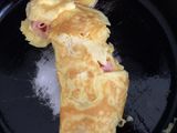 Omelette de jamón y queso fácil