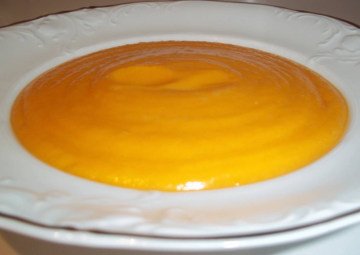 Puré cremoso de calabaza y patata