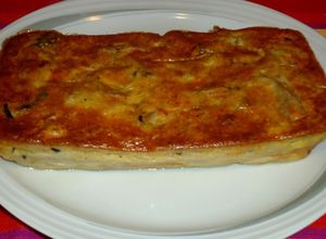 Una foto de Pastel de champiñones