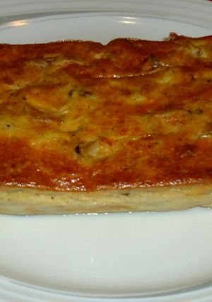 Una foto de Pastel de champiñones