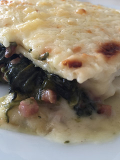 Una foto de Canelones rellenos de espinacas