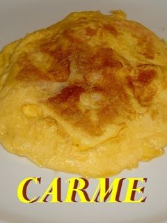 Una foto de Tortilla de langostinos
