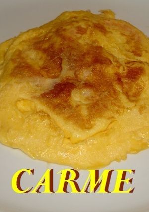 Una foto de Tortilla de langostinos
