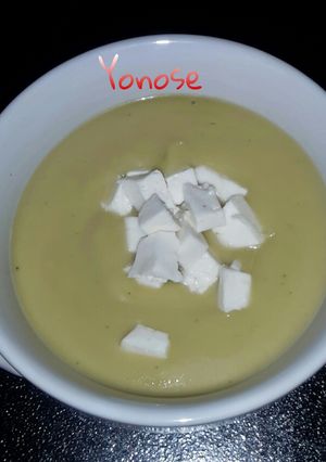 Una foto de Crema de calabacín