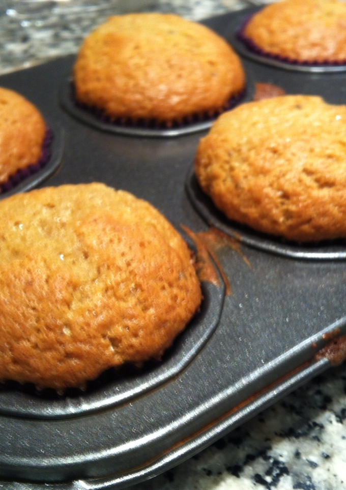 Una foto de Muffins de plátano