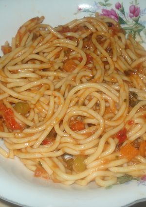 Una foto de Macarrones rapiditos con atún