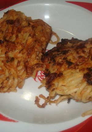 Una foto de Tortitas de macarrones