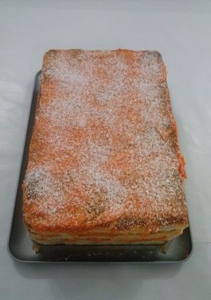 Una foto de Tarta de zanahorias y sobaos