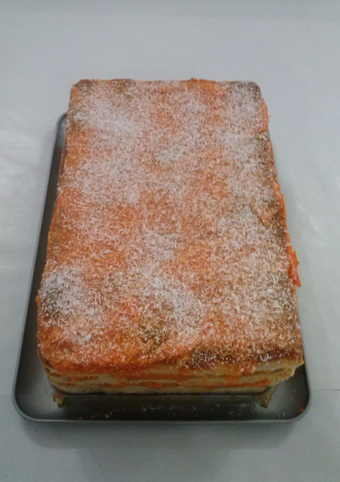 Una foto de Tarta de zanahorias y sobaos