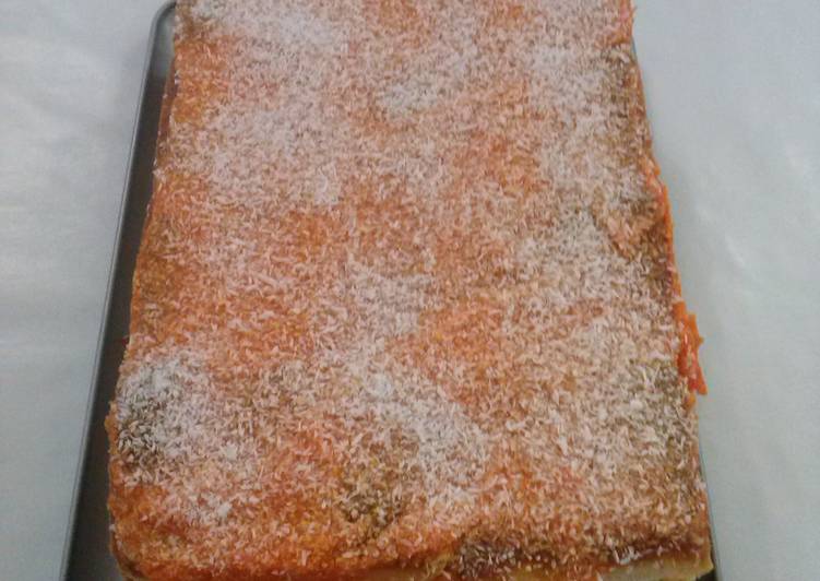 Tarta de zanahorias y sobaos