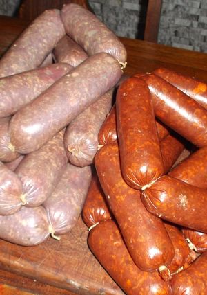 Una foto de Chorizos de corazón