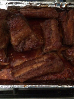 Una foto de Costillas bbq estilo foster