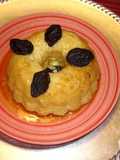 Flan de ciruelas pasas