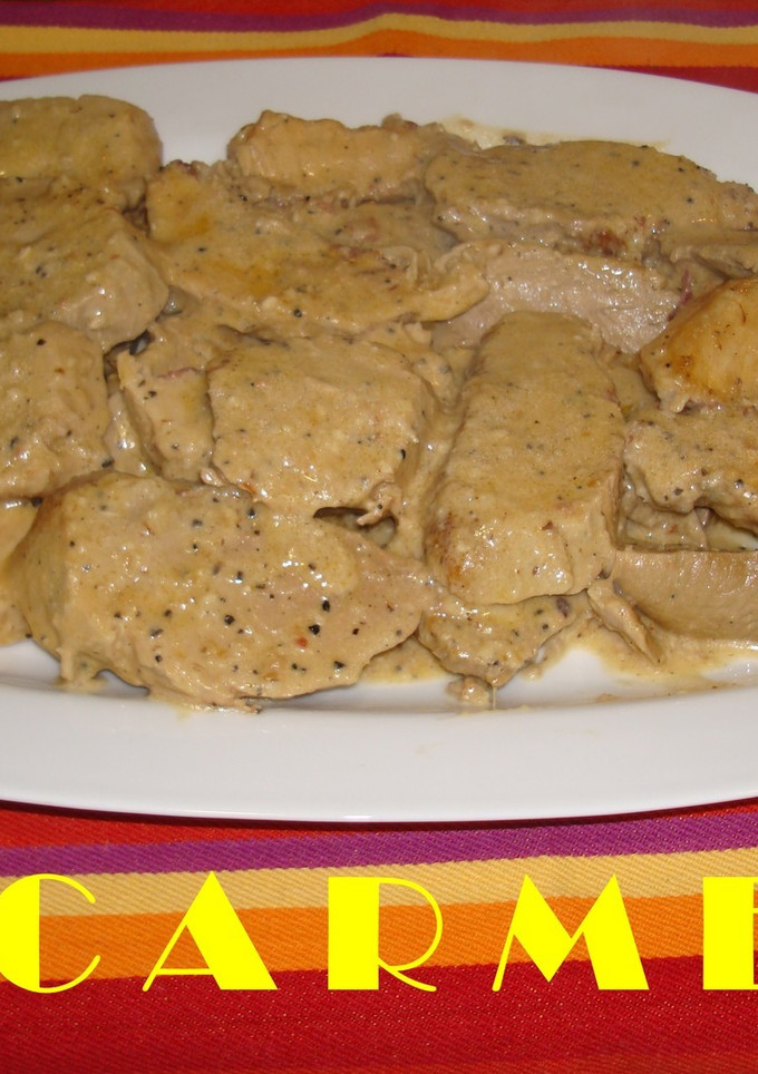 Una foto de Solomillo de cerdo a la crema