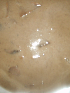 Una foto de Crema de champiñones con nata