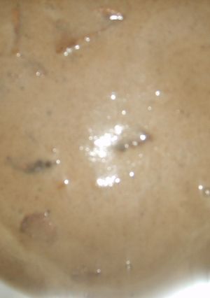 Una foto de Crema de champiñones con nata