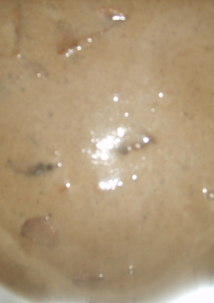 Una foto de Crema de champiñones con nata