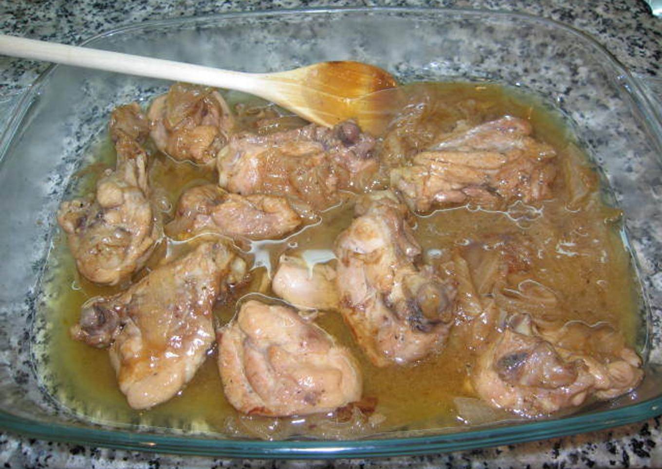 Pollo a la cerveza mexicano