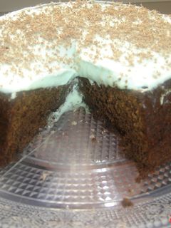 Una foto de Bizcocho de chocolate a la menta