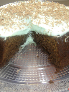 Una foto de Bizcocho de chocolate a la menta