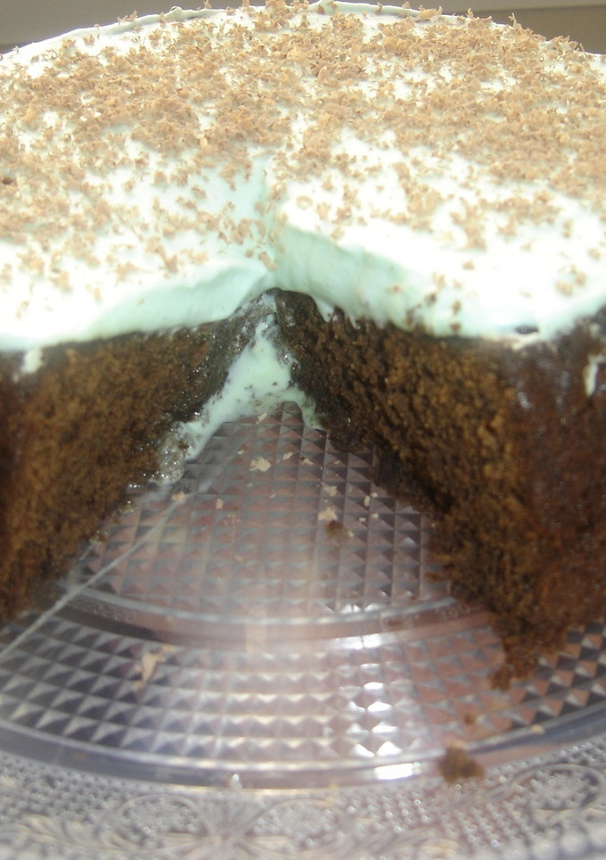 Una foto de Bizcocho de chocolate a la menta