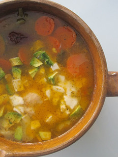 Una foto de Caldo tlalpeño