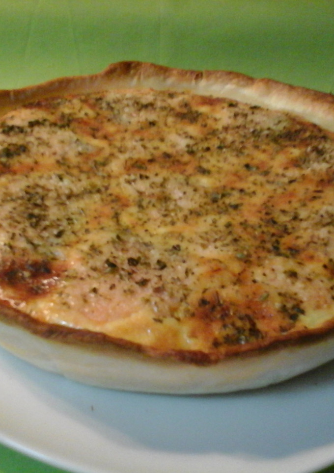 Una foto de Quiche de salmón ahumado