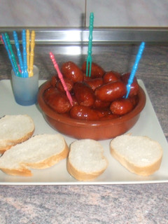 Una foto de Chorizos a la sidra