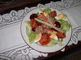Ensalada mixta con bonito y verduras