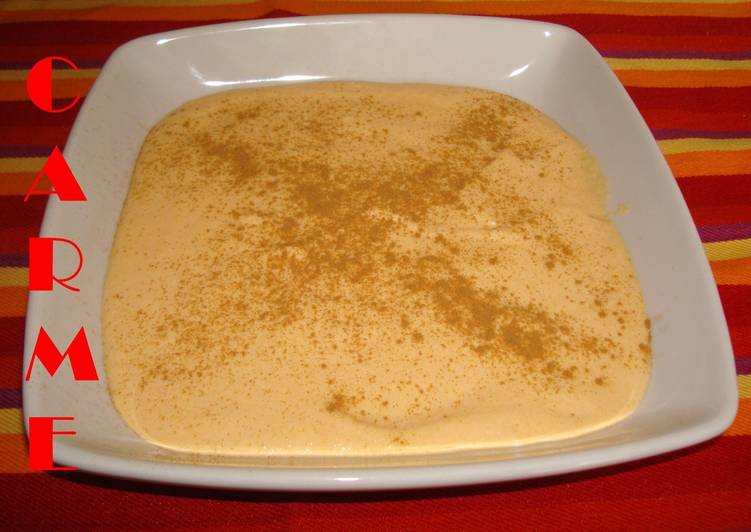 Crema fría de calabaza y mango