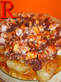 Una foto de Pulpo a la gallega o afeira