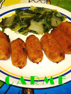 Una foto de Croquetas de lomo y jamón
