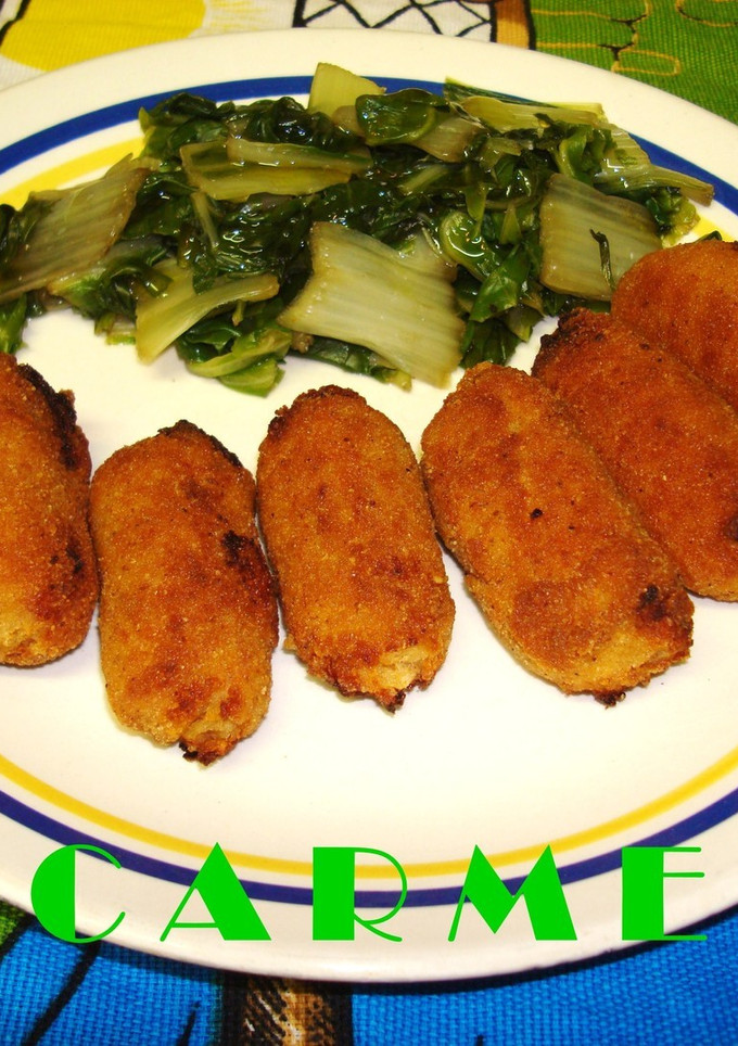 Una foto de Croquetas de lomo y jamón