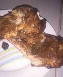 Costillar de cordero adobado al horno