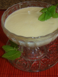 Una foto de Natillas con sabor a menta