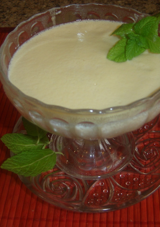 Una foto de Natillas con sabor a menta