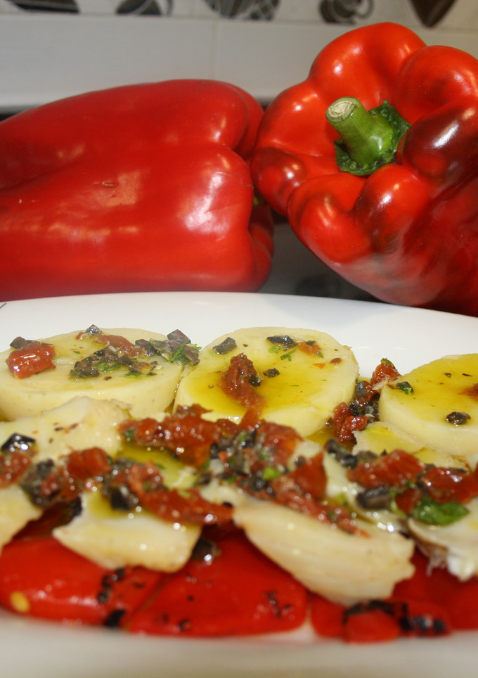 Una foto de Ensalada de bacalao