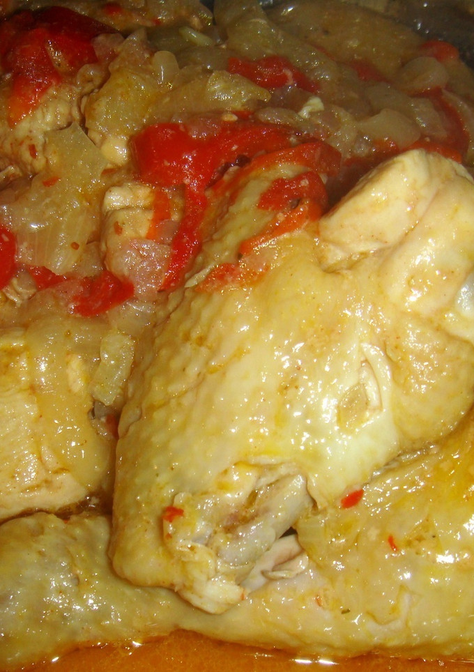 Una foto de Pollo al pimentón