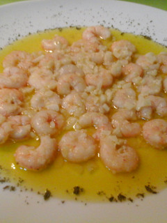 Una foto de Gambas al ajillo