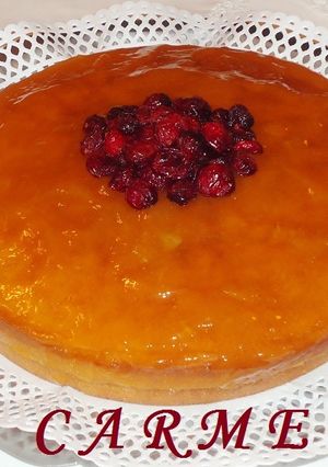 Una foto de Pastel de mermelada de albaricoque