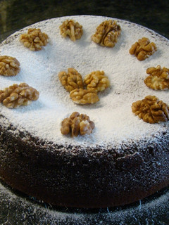Una foto de Pastel de chocolate delicioso
