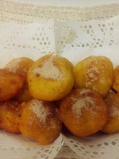 Una foto de Buñuelos de calabaza en thermomix