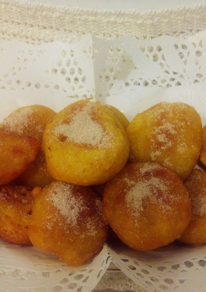 Una foto de Buñuelos de calabaza en thermomix