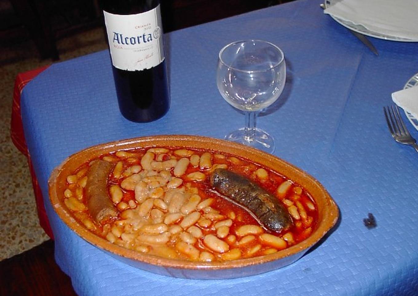 Fabada con fabes de granja