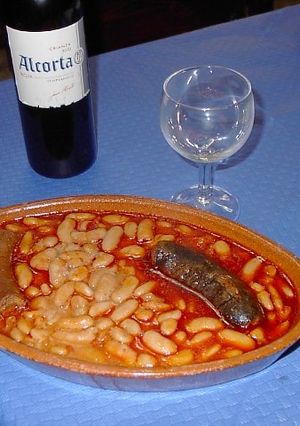 Una foto de Fabada con fabes de granja