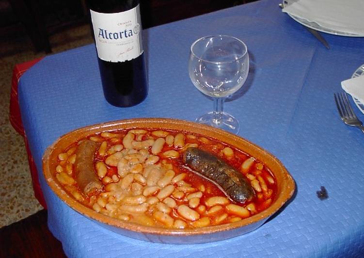 Fabada con fabes de granja