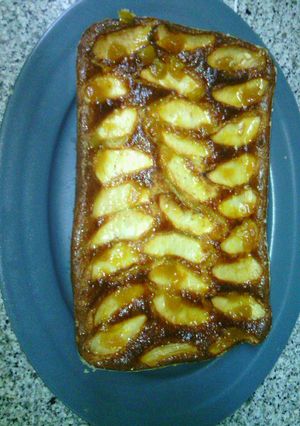 Una foto de Bizcocho de manzanas