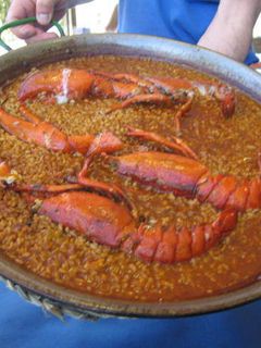 Una foto de Arroz con bogavante