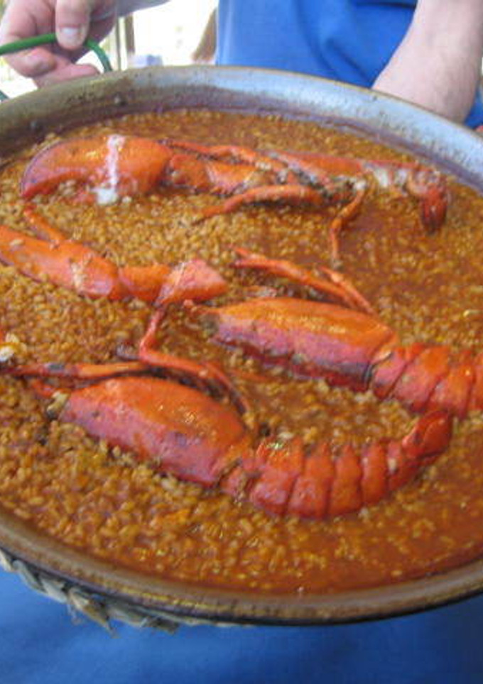 Una foto de Arroz con bogavante
